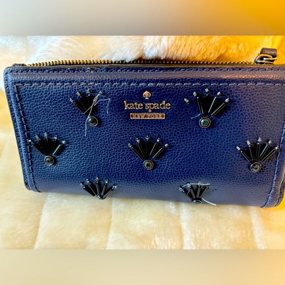 Kate Spade Blue Wallet - Picture 1 of 6